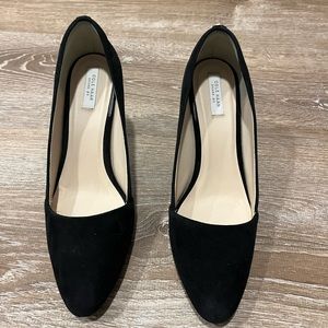 cole haan suede heels